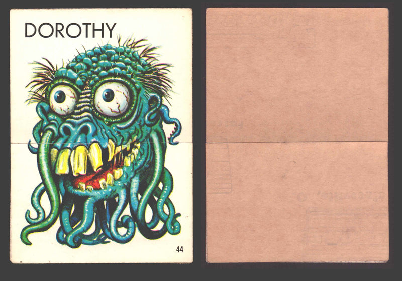 1968 Ugly Name Stickers OPC/Fasson Trading Card You Pick Singles #1-44 Variants #44 Dorothy - TvMovieCards.com