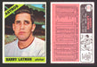 1966 Topps Baseball Trading Card You Pick Singles #400-#598VG/EX #	451 Barry Latman - Houston Astros  - TvMovieCards.com