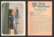AHRA Drag Nationals 1971 Fleer Canada Trading Cards You Pick Singles #1-70 45 of 70   "Lil' John's Chevy"             Vega Funny Car  - TvMovieCards.com