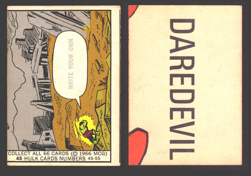 1966 Marvel Super Heroes Donruss Vintage Trading Cards You Pick Singles #1-66 #45 - TvMovieCards.com