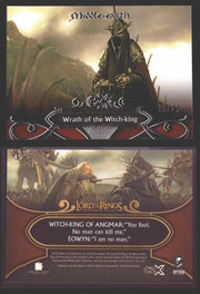 2022 Cryptozoic CZX Middle Earth Silver Parallel Base Card Singles 1-50 #/25 45 Wrath of the Witch-king - TvMovieCards.com