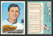 1965 Topps Baseball Trading Card You Pick Singles #400-#499 VG/EX #	469 Don Nottebart - Houston Astros  - TvMovieCards.com