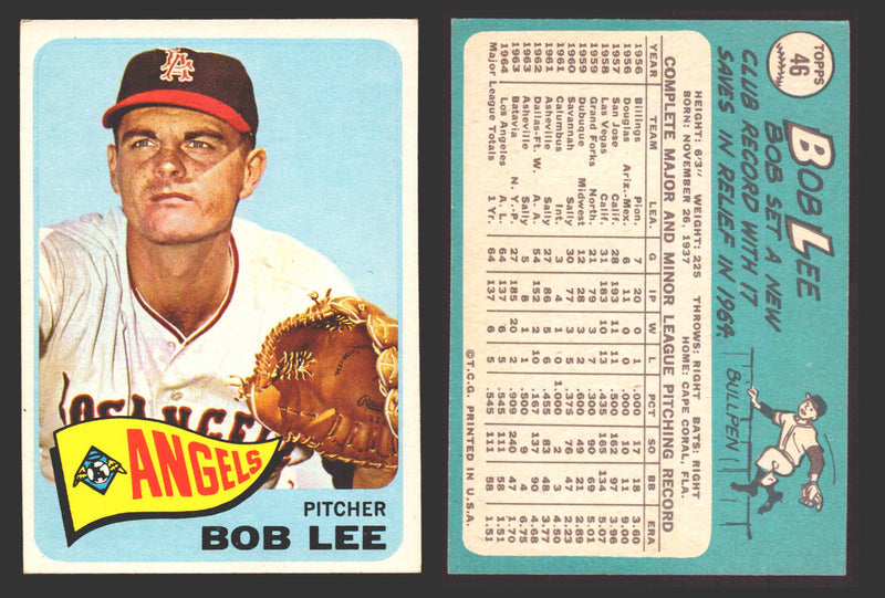1965 Topps Baseball Trading Card You Pick Singles #1-#99 VG/EX   - TvMovieCards.com