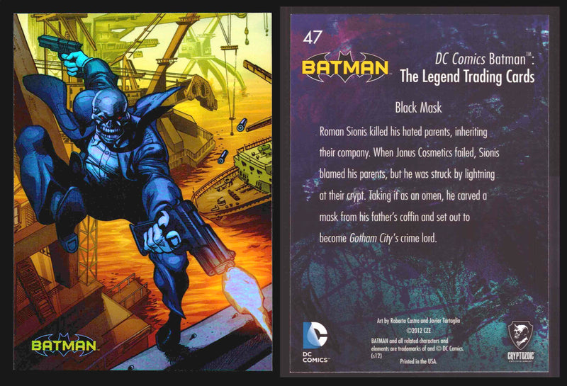 DC Comics Batman The Legend Parallel HoloFoil Base Trading Card Singles #1-63