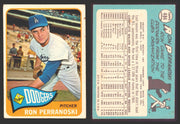 1965 Topps Baseball Trading Card You Pick Singles #400-#499 VG/EX #	484 Ron Perranoski - Los Angeles Dodgers  - TvMovieCards.com