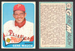 1965 Topps Baseball Trading Card You Pick Singles #400-#499 VG/EX #	489 Gene Mauch - Philadelphia Phillies  - TvMovieCards.com