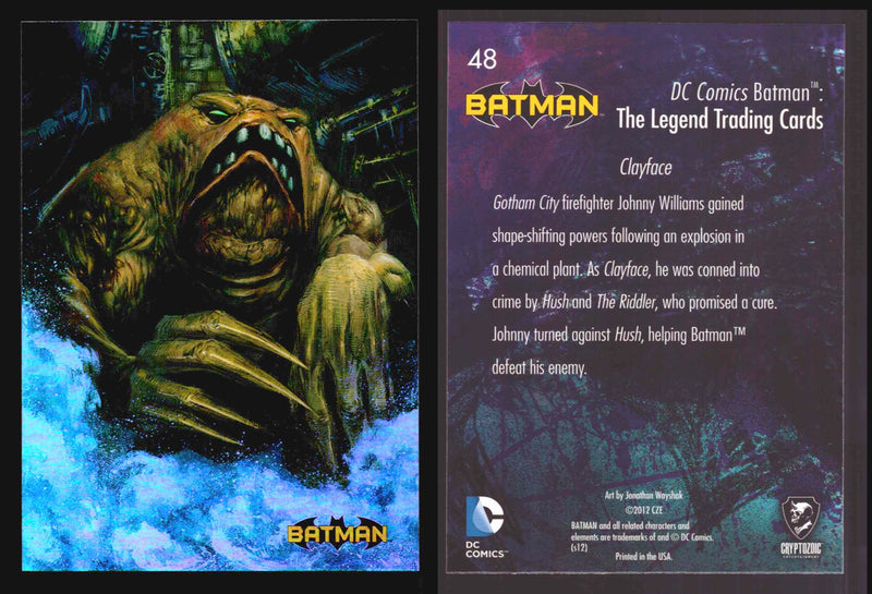 DC Comics Batman The Legend Parallel HoloFoil Base Trading Card Singles #1-63