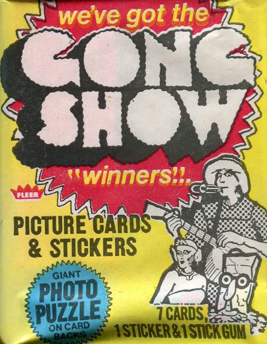 1977 Fleer The Gong Show Bubble Gum Vintage Card Box 36 Sealed Packs FULL   - TvMovieCards.com