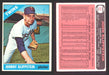 1966 Topps Baseball Trading Card You Pick Singles #400-#598VG/EX #	493 Johnny Klippstein - Minnesota Twins  - TvMovieCards.com
