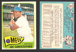 1965 Topps Baseball Trading Card You Pick Singles #400-#499 VG/EX #	495 Joe Christopher - New York Mets  - TvMovieCards.com