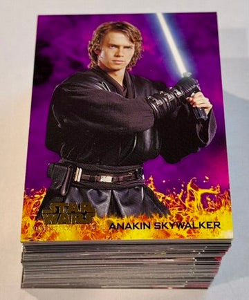 2005 Star Wars Episode 3 Revenge of the Sith Base Trading Card Set 90 Cards Topps - TvMovieCards.com