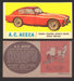 1961 Topps Sports Cars (Gray Back) Vintage Trading Cards #1-#66 You Pick Singles #4   A. C. Aceca  - TvMovieCards.com