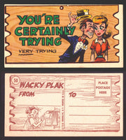 Wacky Plaks 1959 Topps Vintage Trading Cards You Pick Singles #1-88 #	 50   You're certainly trying - very trying  - TvMovieCards.com