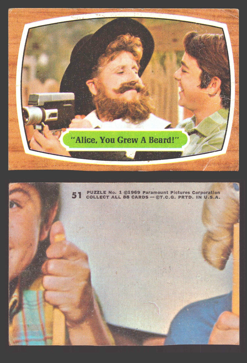 1971 The Brady Bunch Topps Vintage Trading Card You Pick Singles #1-#88