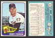 1965 Topps Baseball Trading Card You Pick Singles #500-#598 VG/EX #	529 Jerry Fosnow - Minnesota Twins RC SP  - TvMovieCards.com