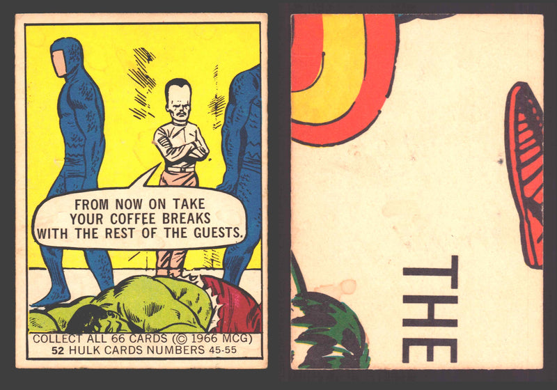 1966 Marvel Super Heroes Donruss Vintage Trading Cards You Pick Singles #1-66