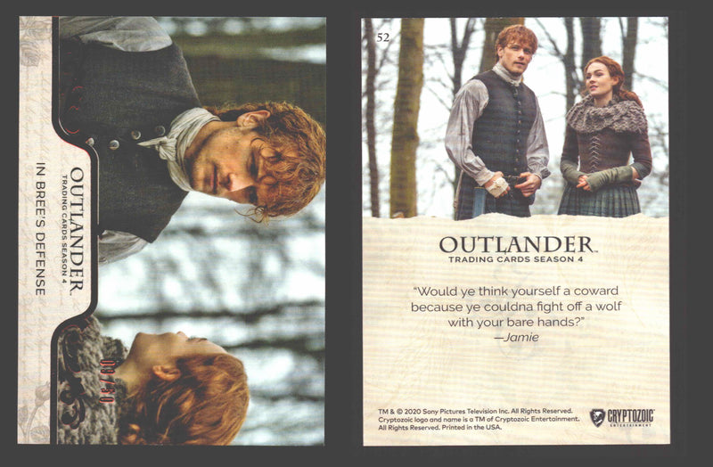 2020 Outlander Season 4 Red Foil Parallel Base Card You Pick Singles XX/50