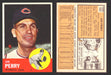1963 Topps Baseball Trading Card You Pick Singles #500-#599 VG/EX #	535 Jim Perry - Minnesota Twins  - TvMovieCards.com