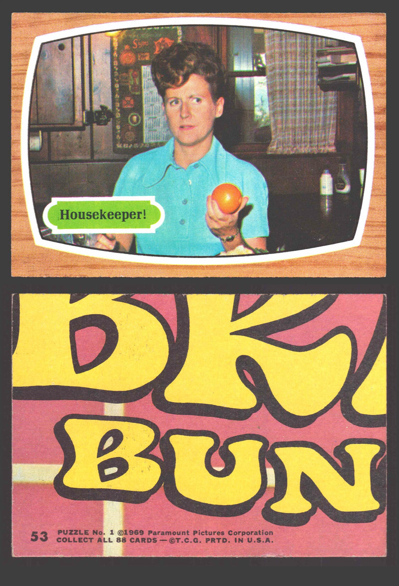 1971 The Brady Bunch Topps Vintage Trading Card You Pick Singles #1-#88
