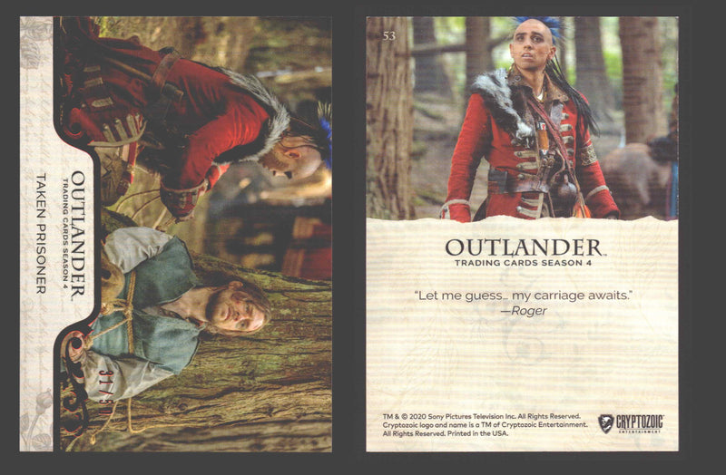 2020 Outlander Season 4 Red Foil Parallel Base Card You Pick Singles XX/50