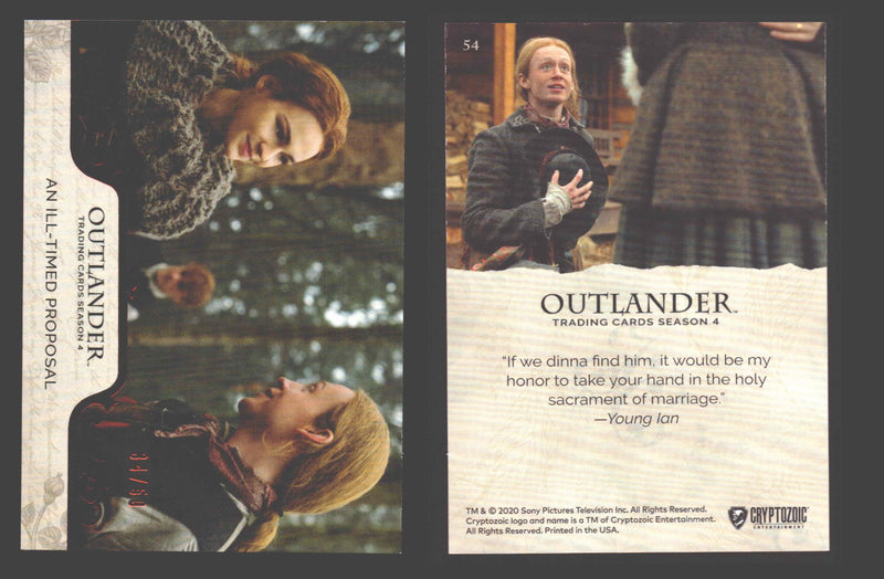2020 Outlander Season 4 Red Foil Parallel Base Card You Pick Singles XX/50