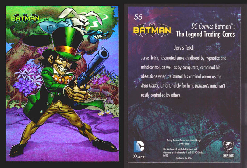 DC Comics Batman The Legend Parallel HoloFoil Base Trading Card Singles #1-63