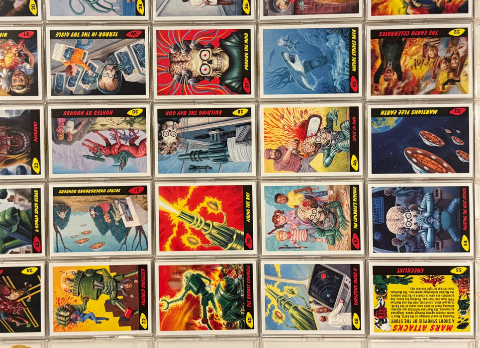 2017 Mars Attacks The Revenge! Base Trading Card Set of 55 Topps #1-55
