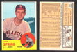 1963 Topps Baseball Trading Card You Pick Singles #500-#599 VG/EX #	572 Jack Spring - Los Angeles Angels  - TvMovieCards.com