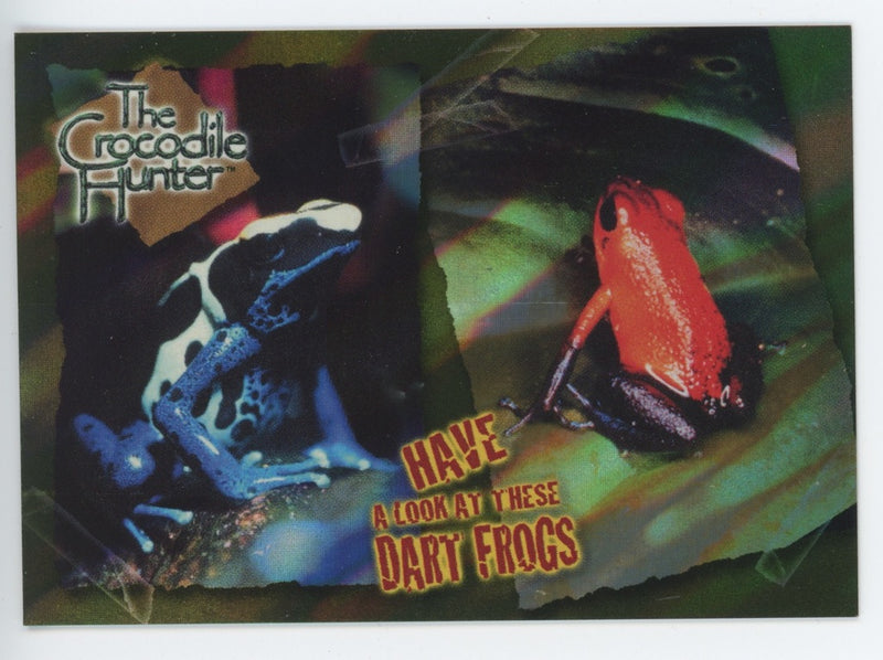 Crocodile Hunter Steve Irwin Dart Frogs Chase Case Card CT1   - TvMovieCards.com