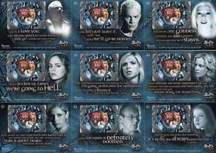 Buffy The Vampire Slayer Season Seven Final Battle Foil Puzzle Chase Card Set   - TvMovieCards.com