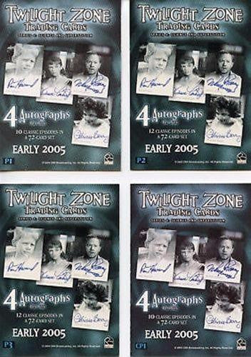 Twilight Zone 4 Science and Superstition Promo Card Lot 4 Cards   - TvMovieCards.com