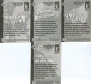 Universal Monsters of the Silver Screen Poster Sticker Card Set 10 Stickers   - TvMovieCards.com