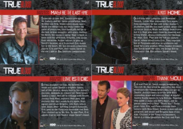 True Blood Season 7 Collector's Set 5 Autograph Cards plus 10 Base Cards   - TvMovieCards.com