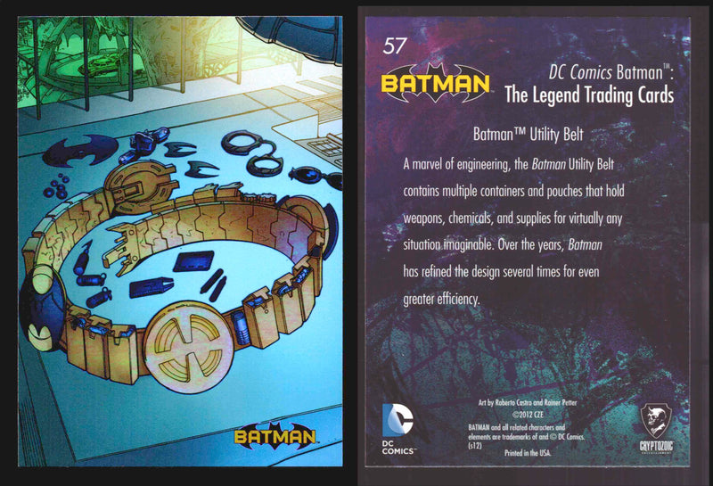 DC Comics Batman The Legend Parallel HoloFoil Base Trading Card Singles #1-63