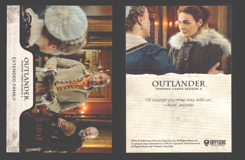 2020 Outlander Season 4 Red Foil Parallel Base Card You Pick Singles XX/50