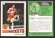 1977-78 Topps Basketball Trading Card You Pick Singles #1-#132 VG/EX #	58 John Lucas - Houston Rockets RC  - TvMovieCards.com