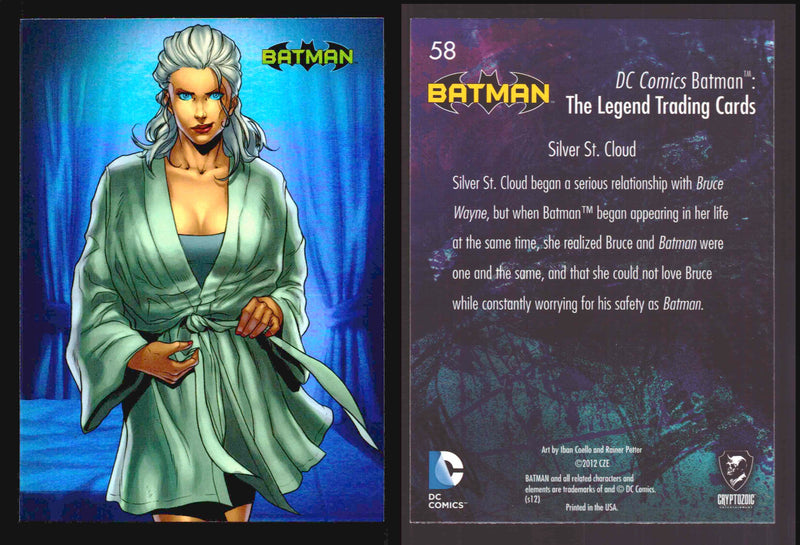 DC Comics Batman The Legend Parallel HoloFoil Base Trading Card Singles #1-63