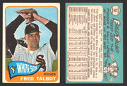 1965 Topps Baseball Trading Card You Pick Singles #1-#99 VG/EX #	58 Fred Talbot RC - Chicago White Sox  - TvMovieCards.com