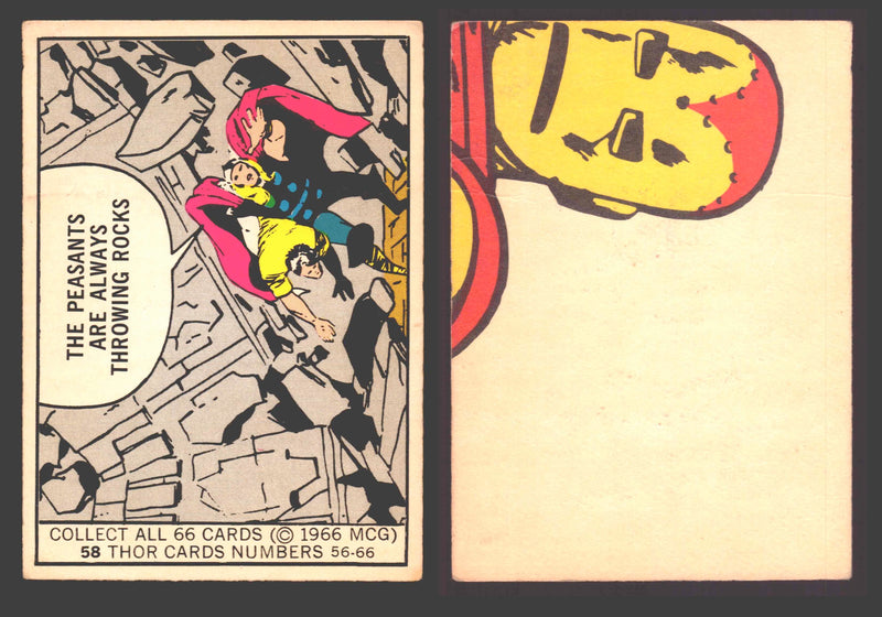 1966 Marvel Super Heroes Donruss Vintage Trading Cards You Pick Singles #1-66