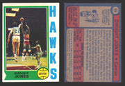 1974-75 Topps Basketball Trading Card You Pick Singles #1-#99 VG/EX #	59 Dwight Jones - Atlanta Hawks RC  - TvMovieCards.com