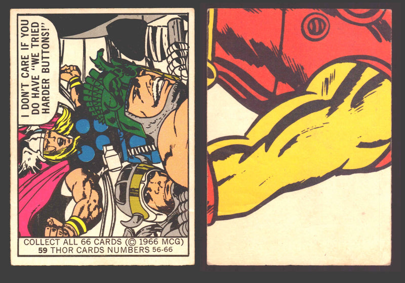 1966 Marvel Super Heroes Donruss Vintage Trading Cards You Pick Singles #1-66