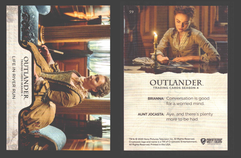 2020 Outlander Season 4 Red Foil Parallel Base Card You Pick Singles XX/50