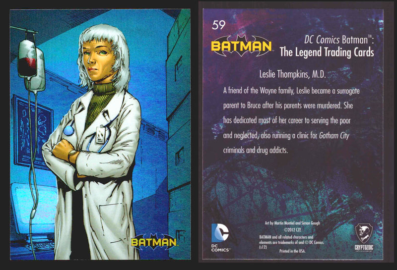 DC Comics Batman The Legend Parallel HoloFoil Base Trading Card Singles #1-63