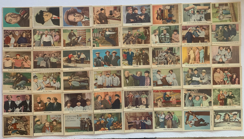 The Three Stooges Gray Back Vintage Card Set 96 cards 1959 Fleer - TvMovieCards.com
