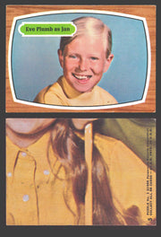 1971 The Brady Bunch Topps Vintage Trading Card You Pick Singles #1-#88 # 5 Eve Plumb as Jan (indention marks) - TvMovieCards.com