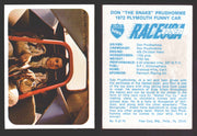 Race USA AHRA Drag Champs 1973 Fleer Vintage Trading Cards You Pick Singles 5 of 74    Don "The Snake" Prudhomme  - TvMovieCards.com