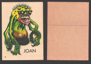 1965 Ugly Stickers Topps Trading Card You Pick Singles #1-44 with Variants 5 Joan - TvMovieCards.com