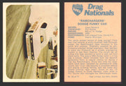 AHRA Drag Nationals 1971 Fleer Canada Trading Cards You Pick Singles #1-70 60 of 70   "Ramchargers"                   Dodge Funny Car  - TvMovieCards.com