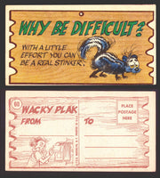 Wacky Plaks 1959 Topps Vintage Trading Cards You Pick Singles #1-88 #	 60   Why be difficult? - With a little effort you can be a real stinker  - TvMovieCards.com