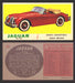1961 Topps Sports Cars (Gray Back) Vintage Trading Cards #1-#66 You Pick Singles #60   Jaguar XK-150 / Checklist  - TvMovieCards.com